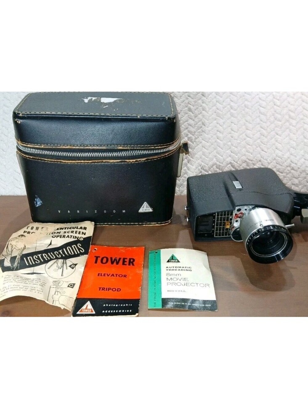Sears Roebuck Tower - 8MM Movie Projector - 584-91250 - Made in USA - UNTESTED